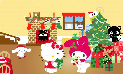  Kitty Wallpaper on Im  Genes De Navidad      Hello Kitty Blog